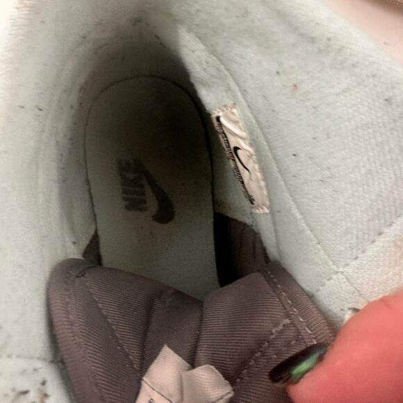 Nike Women's Grey Bruin Lite Nylon Mid Trainer Sneakers Size 8 - Picture 7 of 9